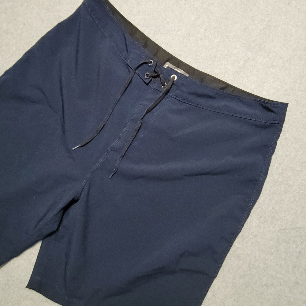 Hurley Navy Blue Board Shorts Drawstring Size 36